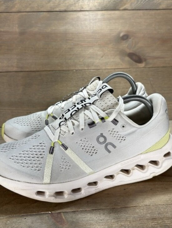 On Running Shoes - on cloudsurfer womens size 9 shoes gray white athletic running sneakers